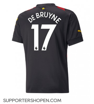 Manchester City Kevin De Bruyne #17 Borta Matchtröja 2022-23 Kortärmad